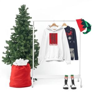 Unisex urban red lights hoodie